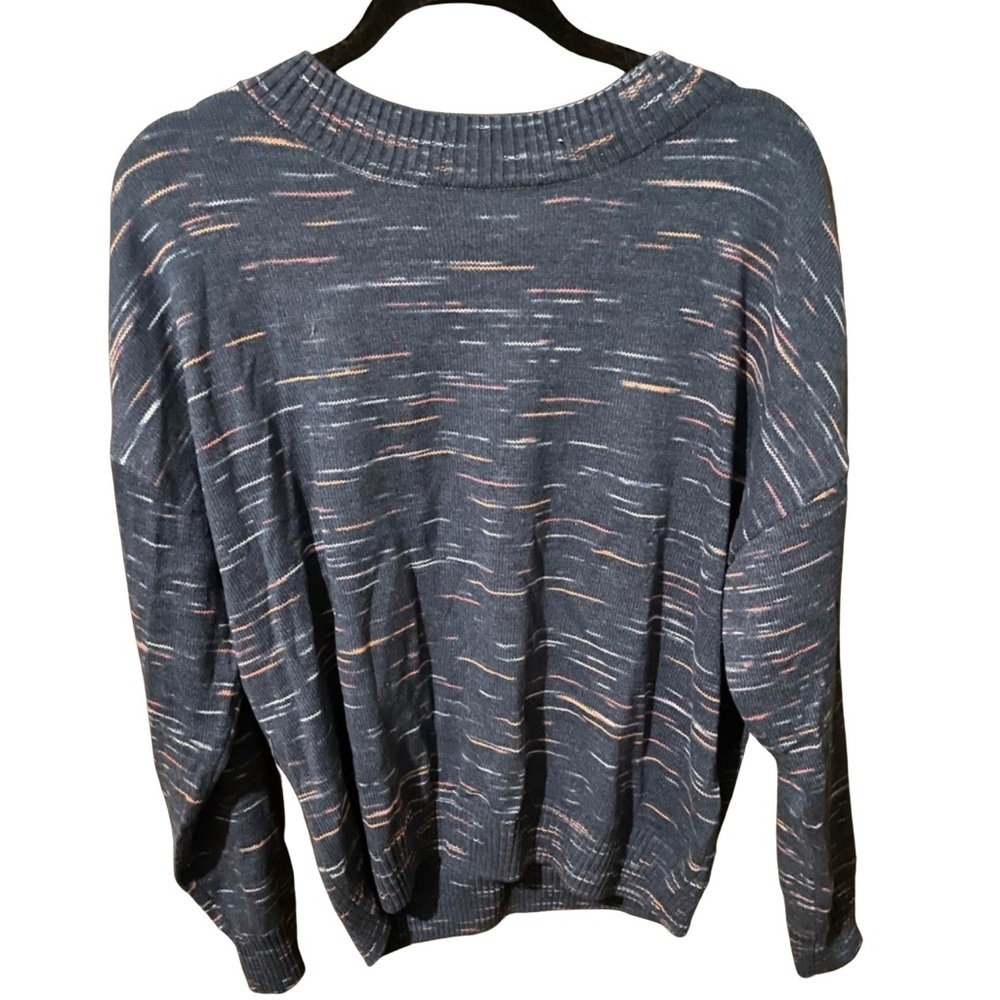 Style & Co Women’s XL Blue Space Dye long sleeve